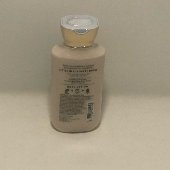 Bath & Body Works Little Black Party Dress Lotion - Black and White - Picture 2 of 5
